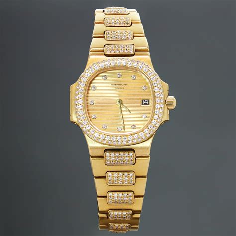 patek philippe womens gold diamond bezel|Patek Philippe watches for women.